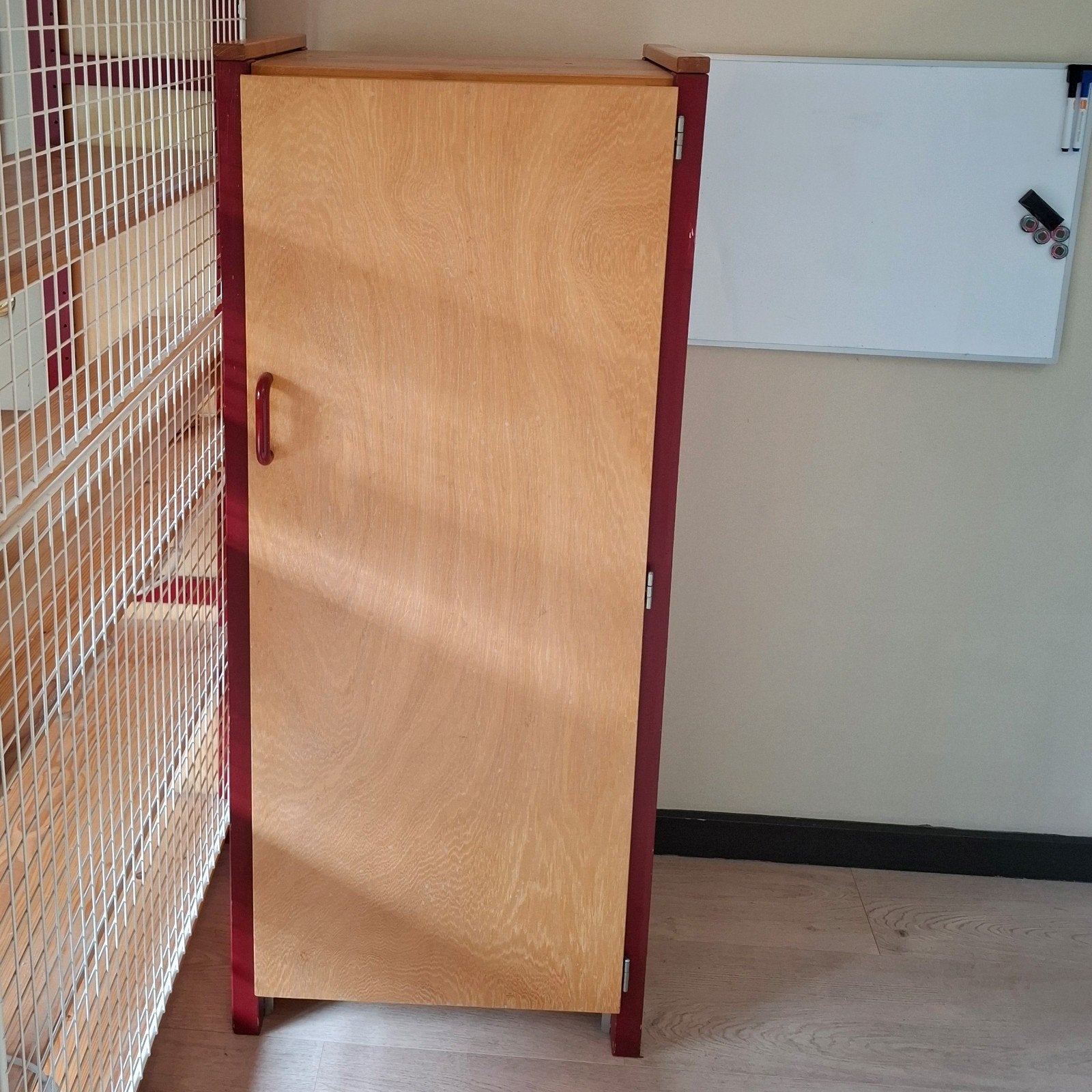 Lundia kast 50x40x128,5 cm – inclusief deur, Ophalen of Verzenden, Gebruikt