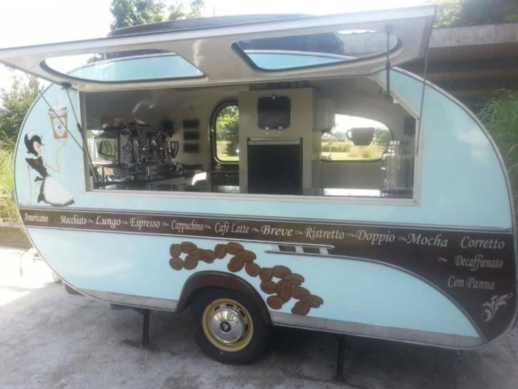 Te koop Yvonne Musterd Koffie Caravan uit 1963, Ophalen