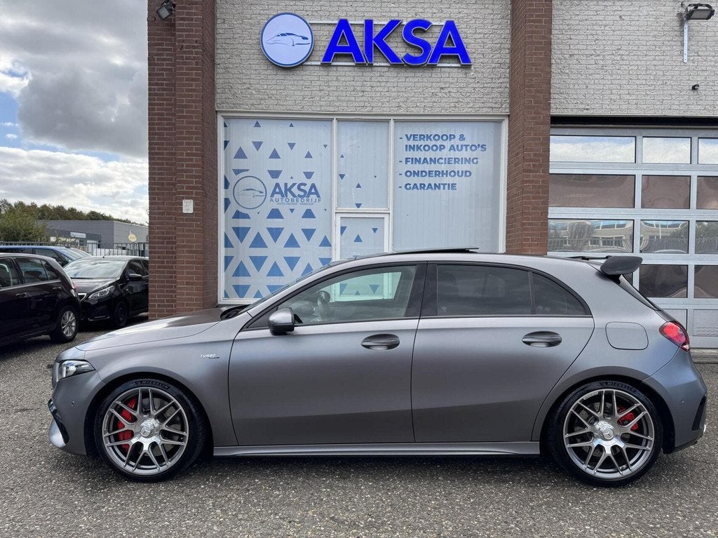 Mercedes A-klasse AMG 45 S 4MATIC+ Edition 1 421pk Fabrieksg, Auto's, Mercedes-Benz, Automaat, Gebruikt, Euro 6, 4 cilinders