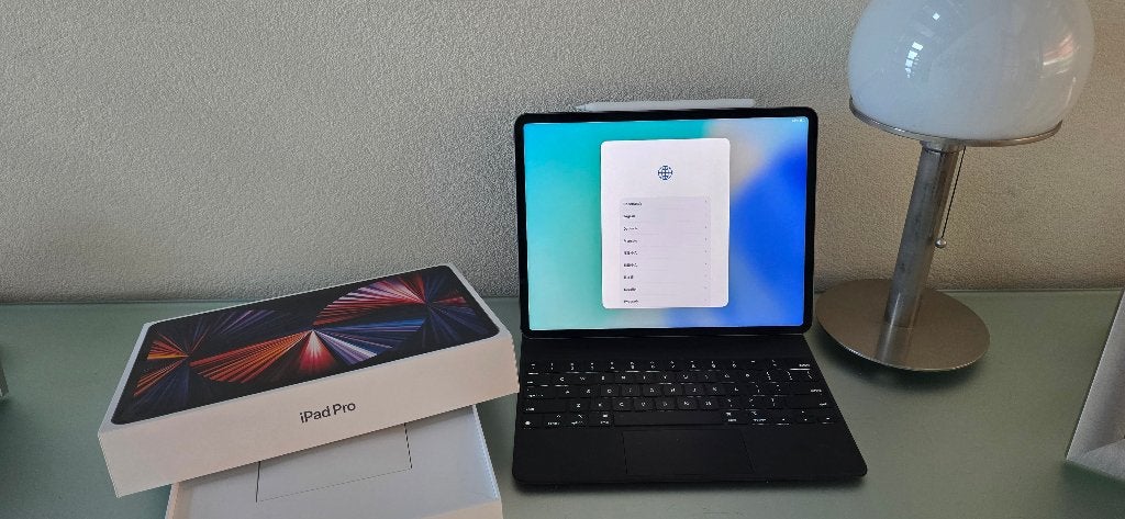 iPad Pro 12.9 gen5 2021 M1 256GB +MagicKeyb+Pencil als nieuw, 13 inch of meer, Apple iPad, Ophalen of Verzenden, Zo goed als nieuw