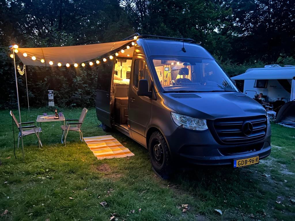 Mercedes Sprinter Off-Grid Camper, Caravans en Kamperen, Campers, Particulier, tot en met 2, Buscamper of Camperbus, Mercedes-Benz