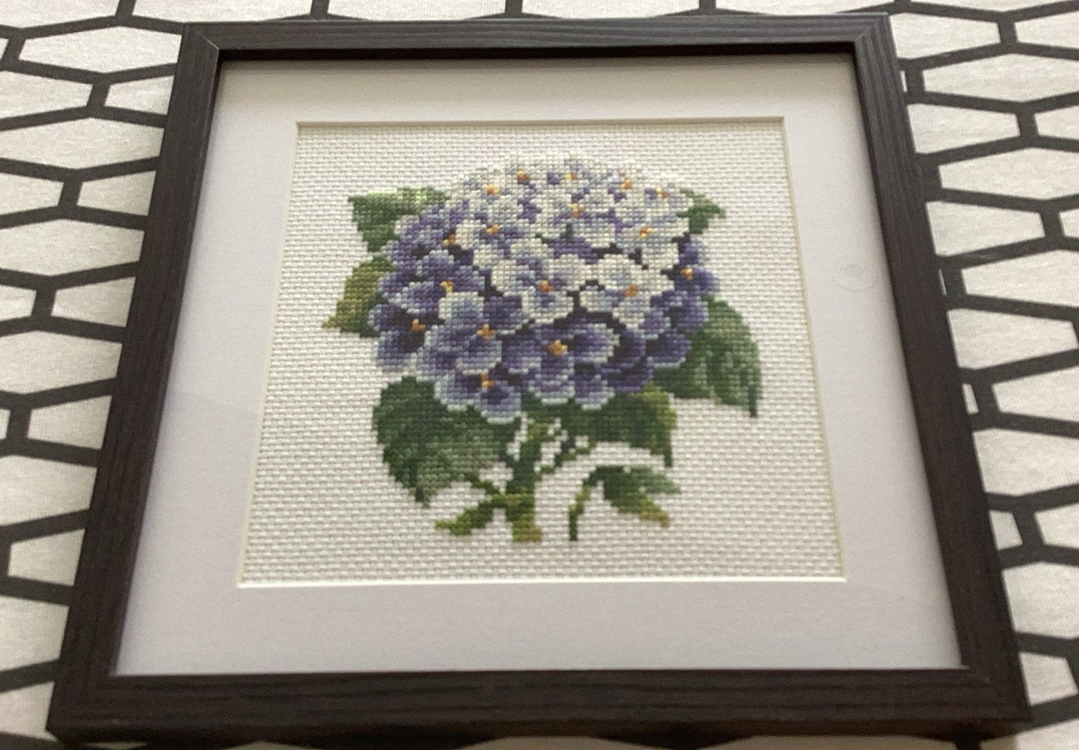 Hortensia ingelijst NIEUW, Ophalen of Verzenden, Nieuw