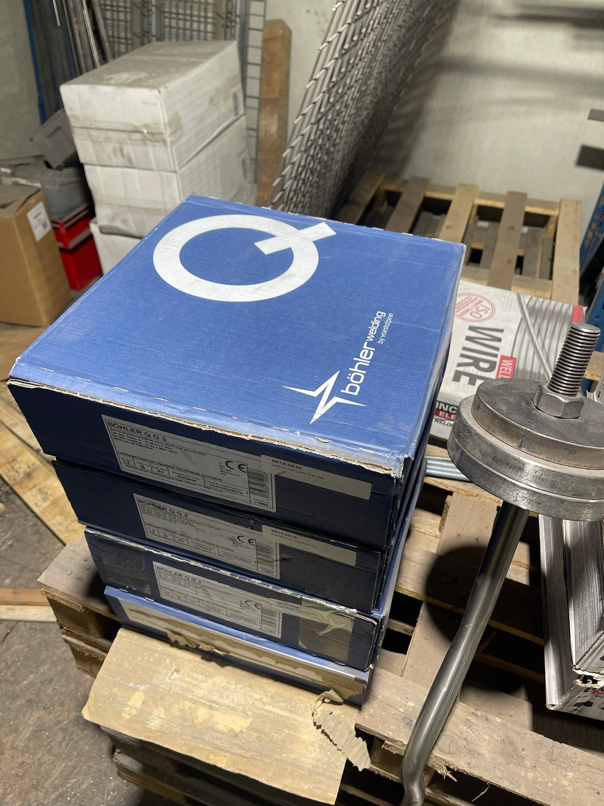 4 rollen Q G 3 MIG/MAG lasdraad 1.2mm, 18kg spoel, Doe-het-zelf en Verbouw, Ophalen, Nieuw, 250 ampère of meer, Co2