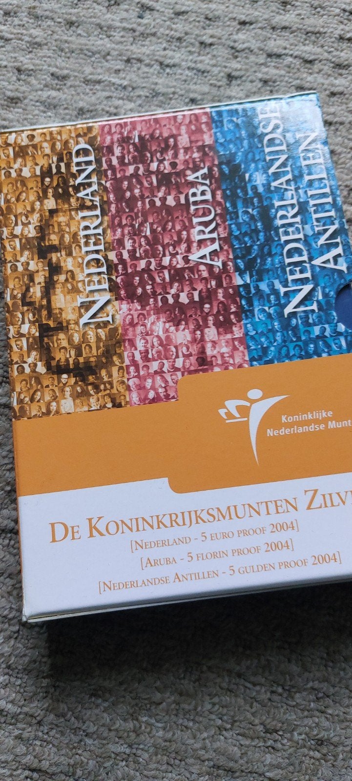 Nederland/Aruba/Nederlandse Antillen De Koninkrijksmunten Zi, Ophalen of Verzenden, Koningin Beatrix, Zilver