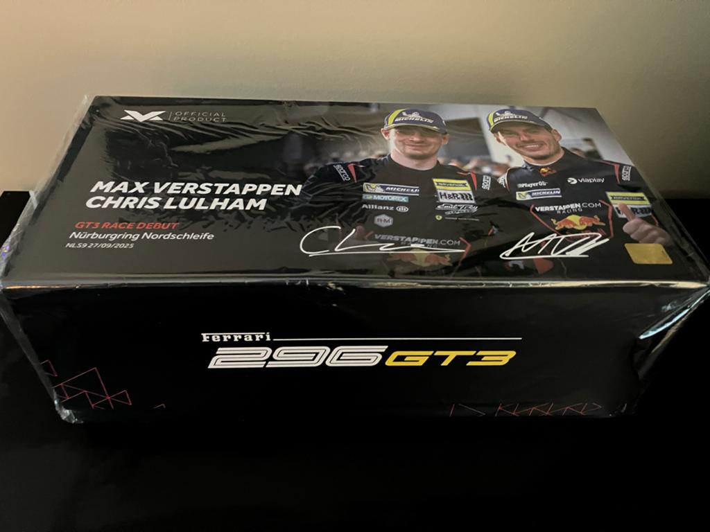Max Verstappen Ferrari 296 GT3 Nürburgring Nordschleife, Ophalen of Verzenden, Nieuw, Auto, Overige merken