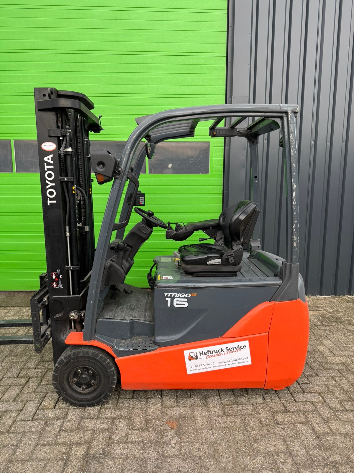 Nette Toyota 8FBET16 elektrische heftruck, Zakelijke goederen, Ophalen, Heftruck, 1000 tot 2000 kg, Linde Toyota Hyster Komatsu Nissan jungheinrich Still tcm