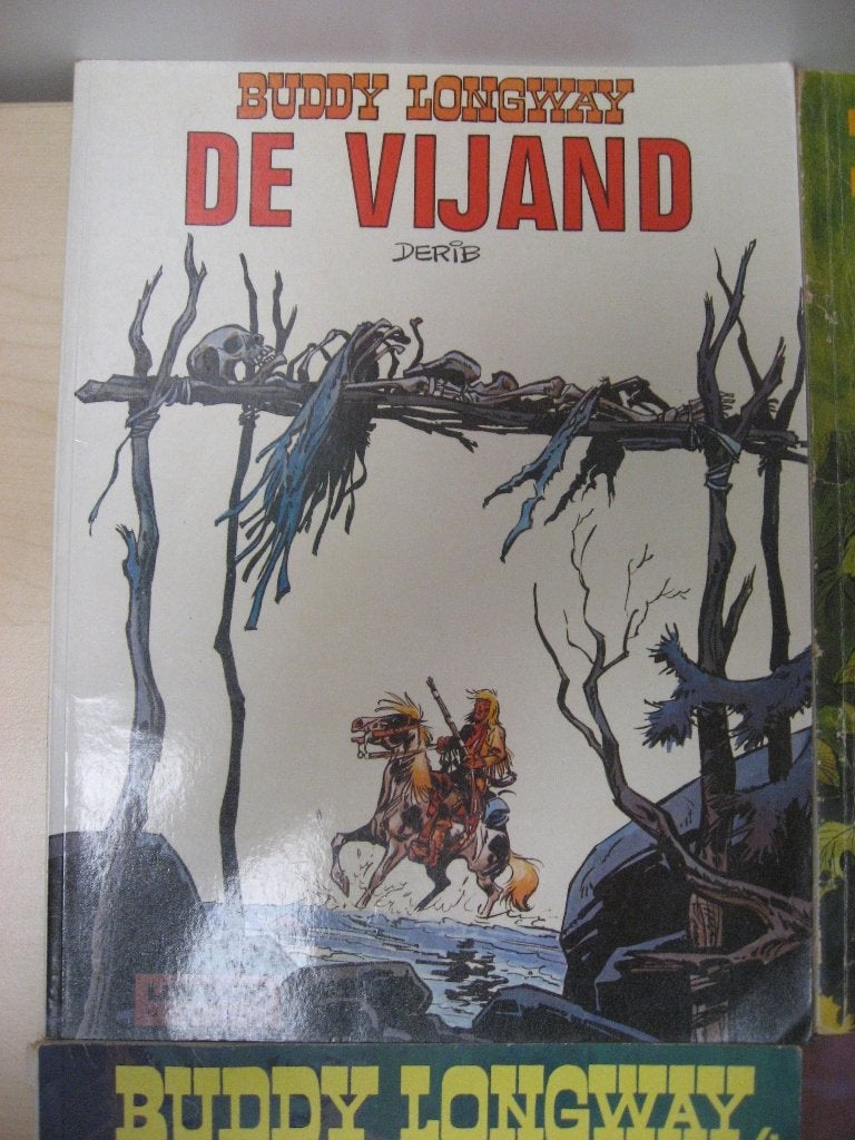 Buddy Longway. De Vijand. 1979. Herdruk., Boeken, Eén stripboek, Ophalen of Verzenden, Gelezen