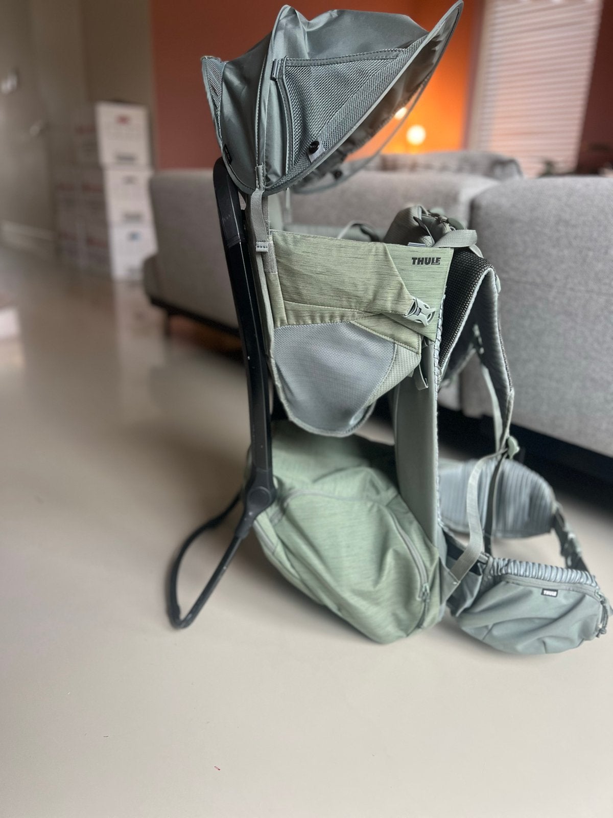 Thule Sapling Draagzak, Kinderen en Baby's, Zo goed als nieuw, Rug, Draagzak, Ophalen