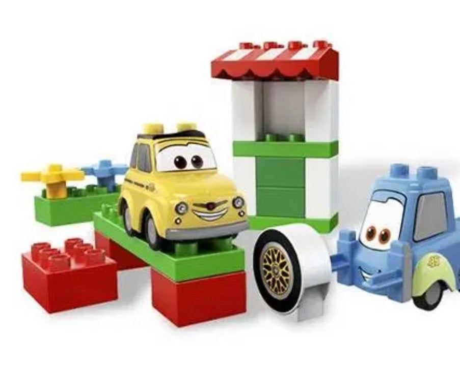 Pakket Lego Duplo CARS 6134, 6132, 5818, 5817, 5815!, Compleet, Verzenden, Zo goed als nieuw, Complete set