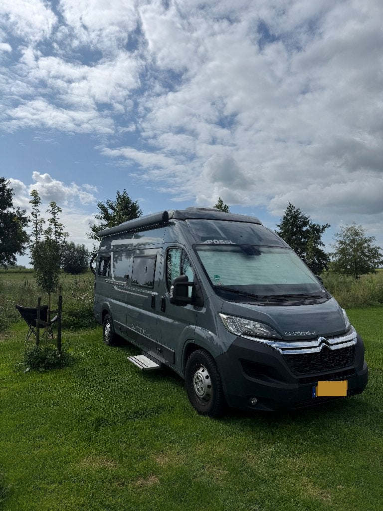 Pössl Summit 640 165PK | 4T | 5 zitplaatsen | hefdak, Buscamper of Camperbus, Vloeistofverwarming, Particulier, 6 tot 7 meter