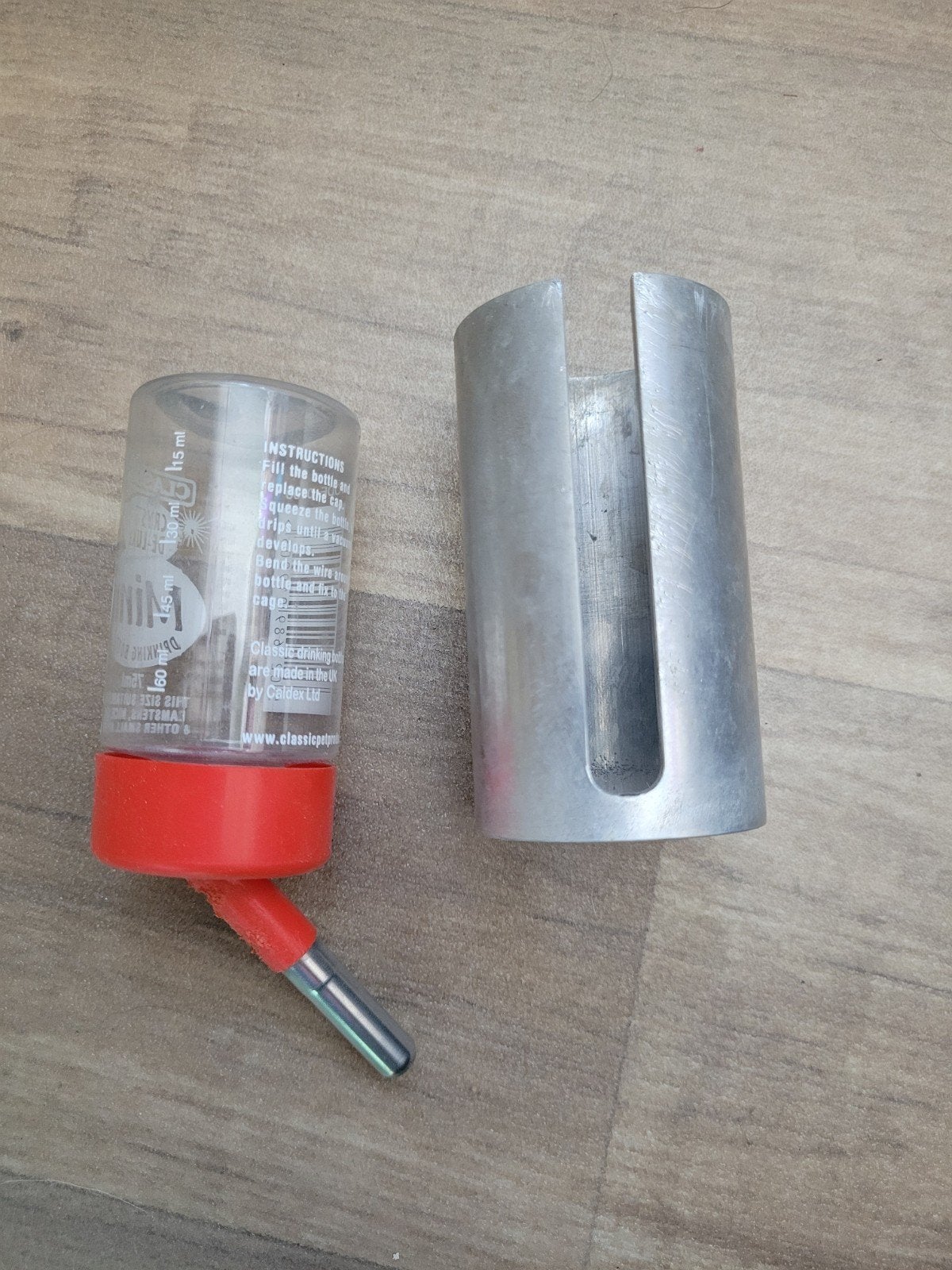Fles en fleshouder Queenies, Ophalen of Verzenden, Zo goed als nieuw
