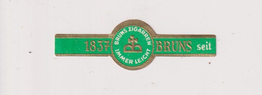 sigarenbanden - BRUNS, Ophalen of Verzenden, Zo goed als nieuw, Sigarenbandjes
