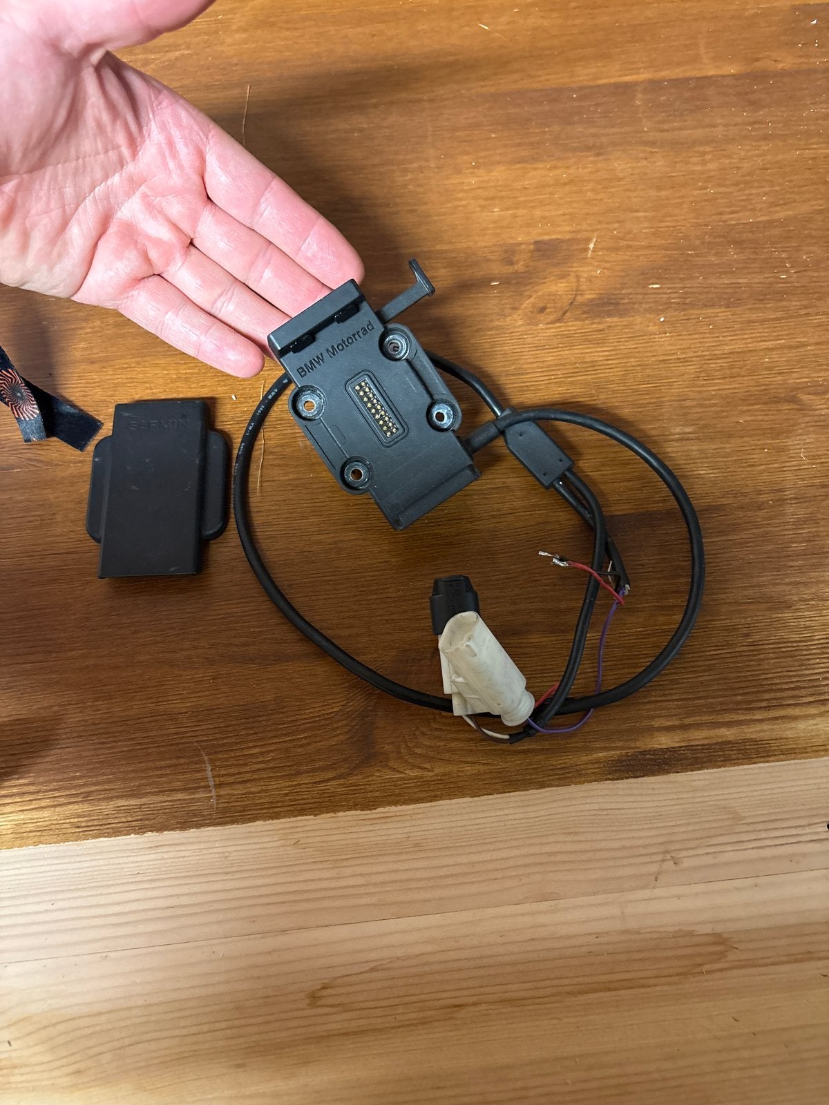 Garmin BMW Motorrad Navigatiehouder Cradle, Motoren, Ophalen of Verzenden, Gebruikt