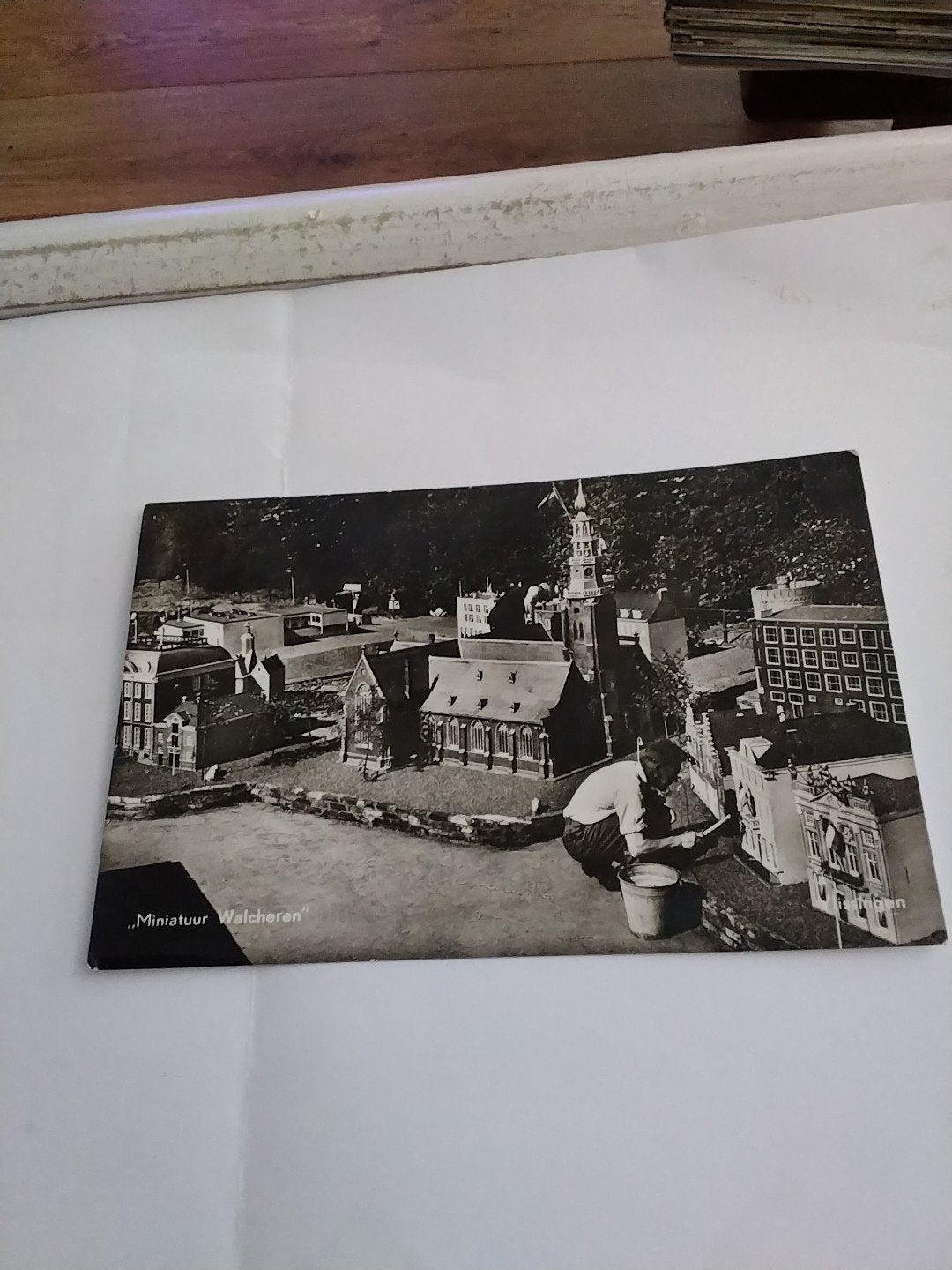 Oude ansichtkaart Miniatuur Walcheren, Gelopen 1955, Ophalen of Verzenden, 1940 tot 1960, Gelopen, Zeeland