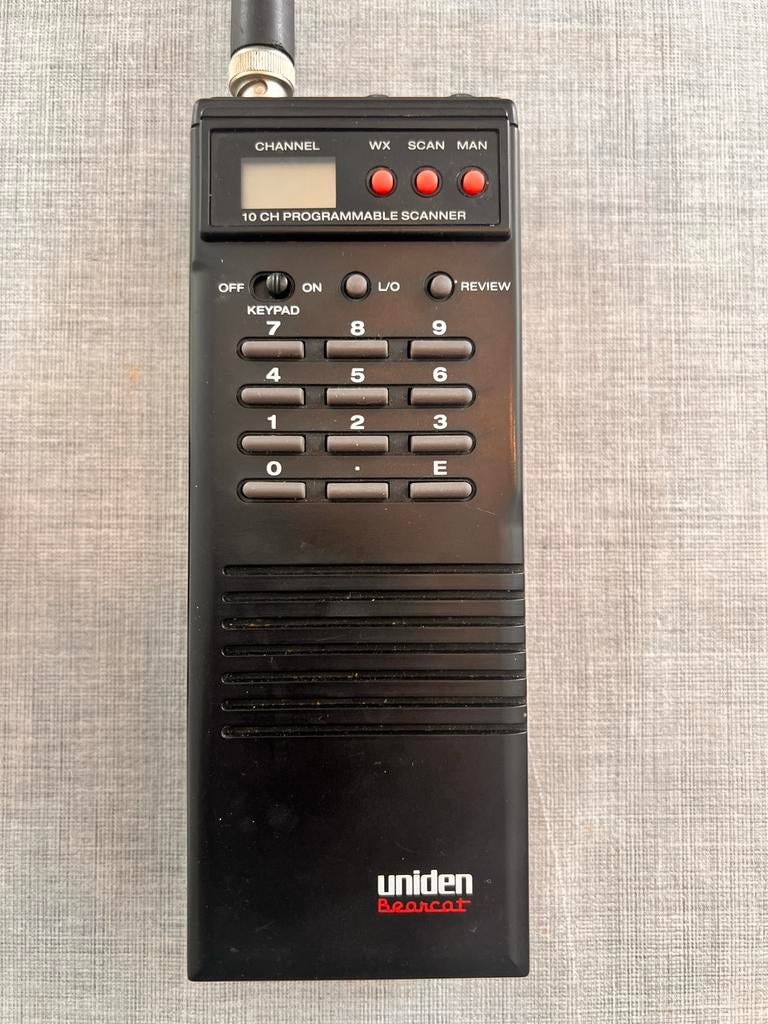Uniden UBC65 XLT 10CH handscanner, Telecommunicatie, Scanners, Ophalen of Verzenden, Gebruikt, Minder dan 30 kanalen, Draagbaar