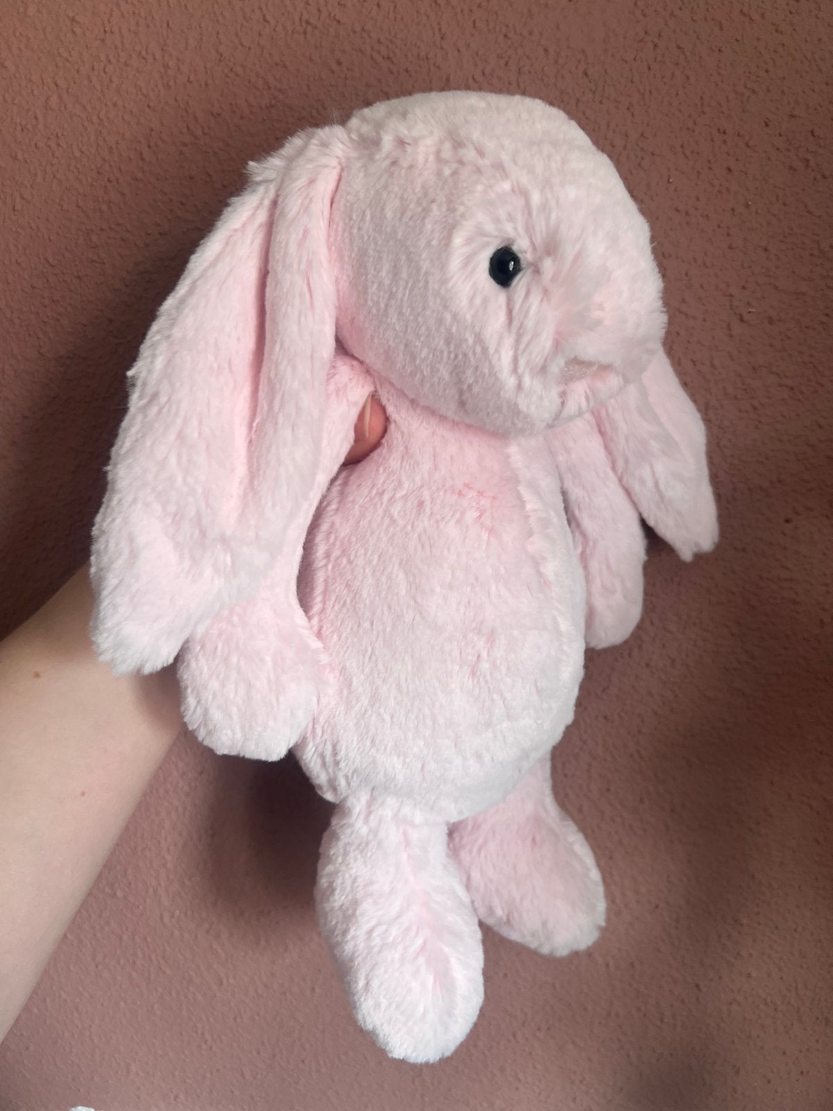 Jellycat Bashful pink Bunny, Ophalen of Verzenden, Zo goed als nieuw, Konijn