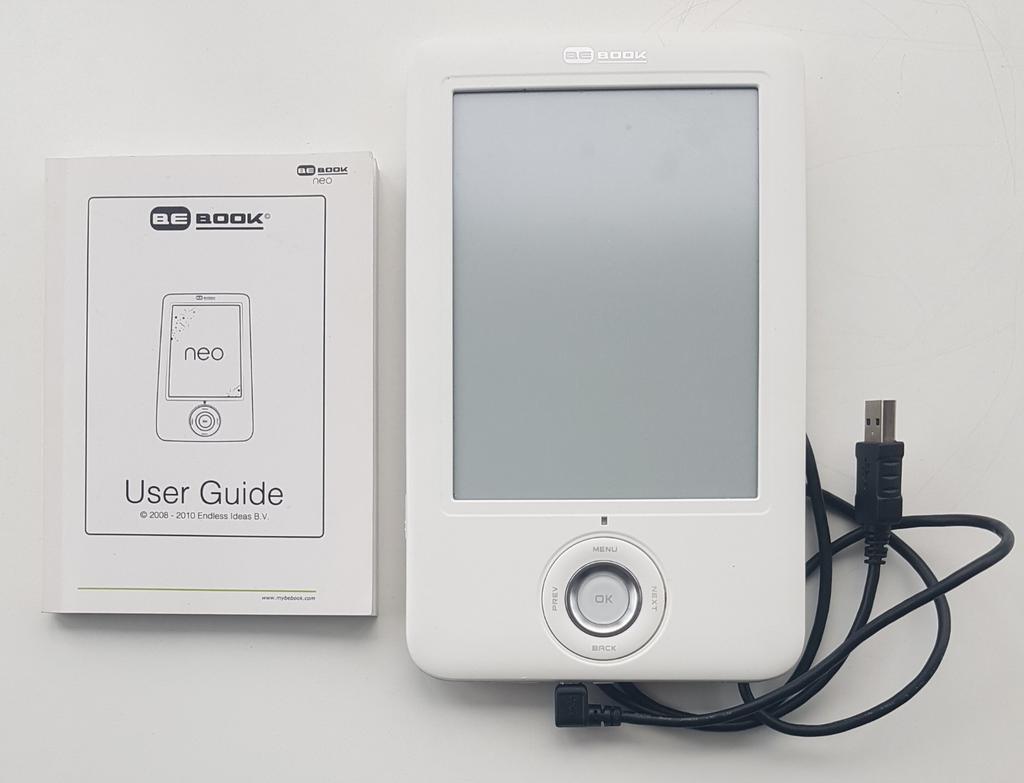 BeBook Neo E-Reader met Touchscreen + Stylus Pen + USB kabel, Computers en Software, E-readers, Gebruikt, 4 GB of minder, Audio