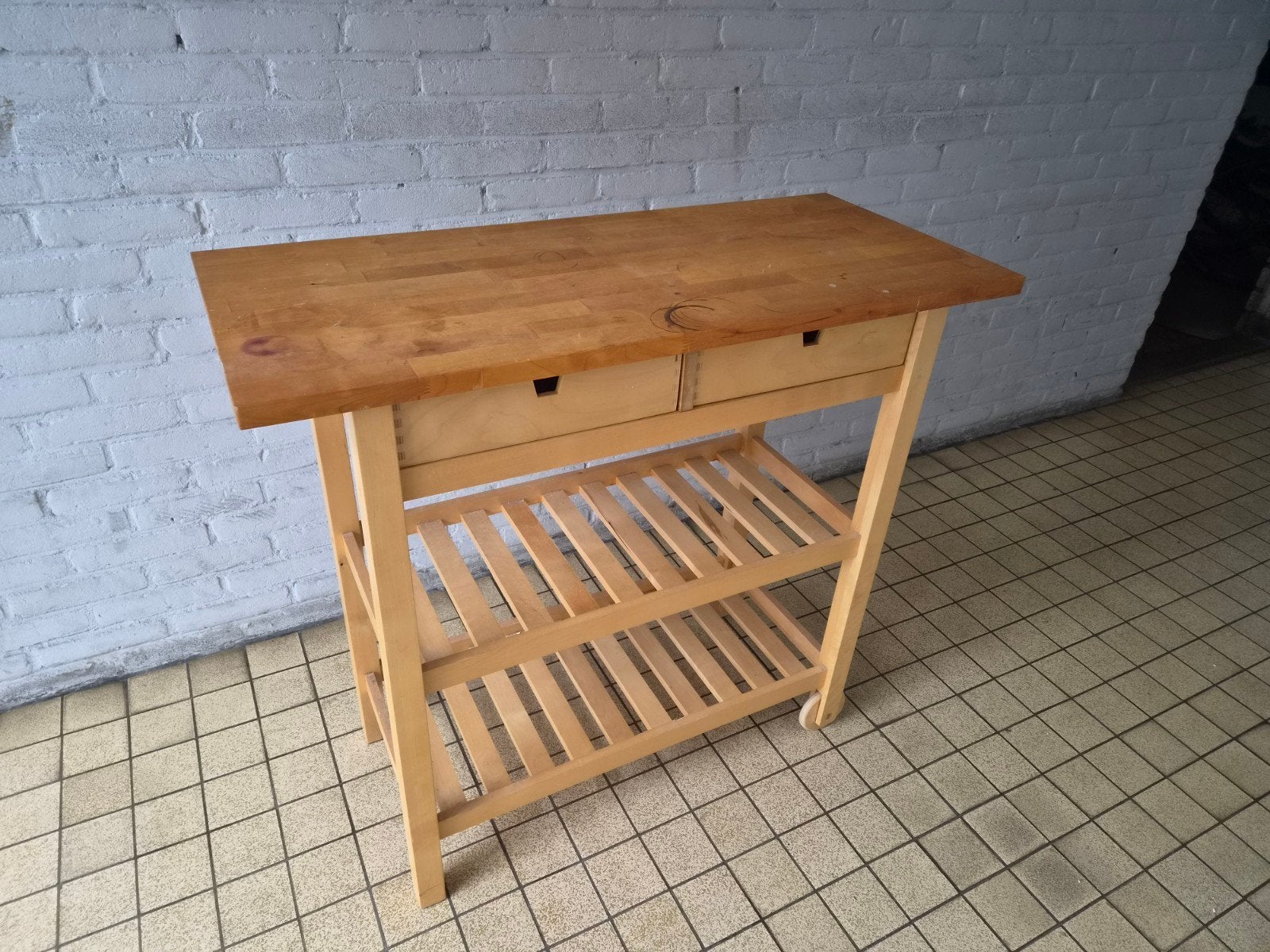 IKEA Keukentrolley / Keukeneiland met lades, Ophalen, Gebruikt, Hout, IKEA