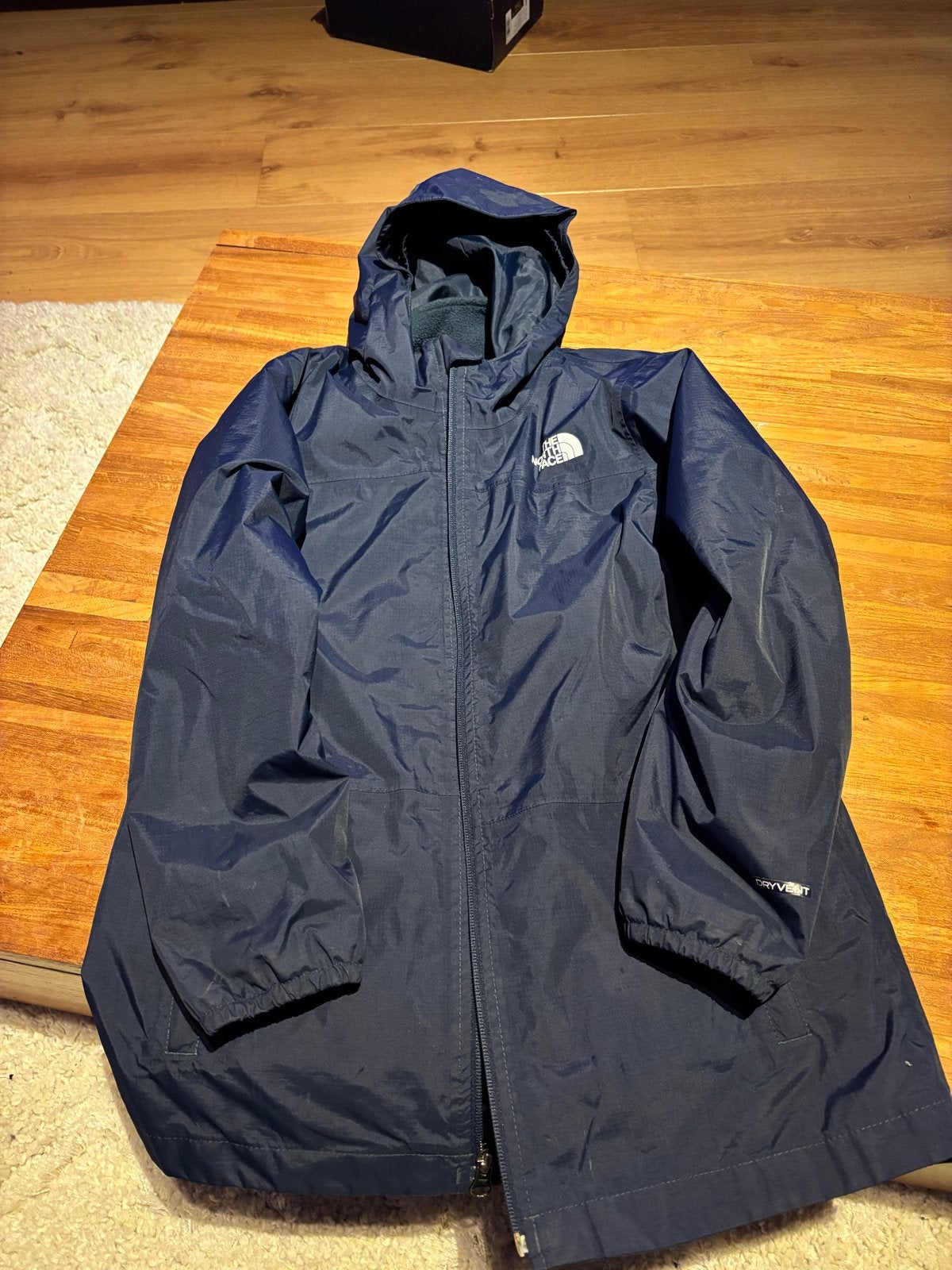 The North Face DryVent Jas - Blauw - Maat L (Tiener), Ophalen of Verzenden, Gebruikt, Jongen of Meisje