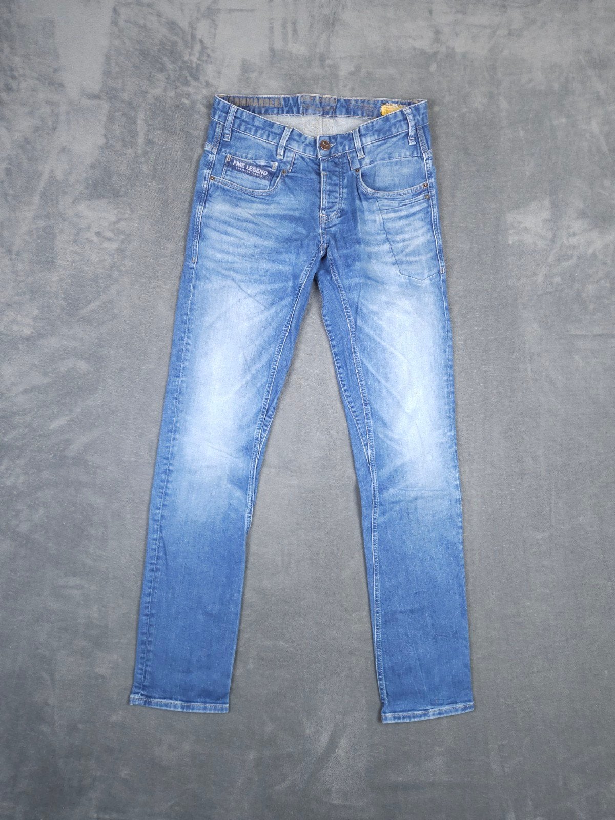 Pme Legend Broek Commander W32 L36 Blauw Regular Straight ., ., W32 (confectie 46) of kleiner, Zo goed als nieuw, .