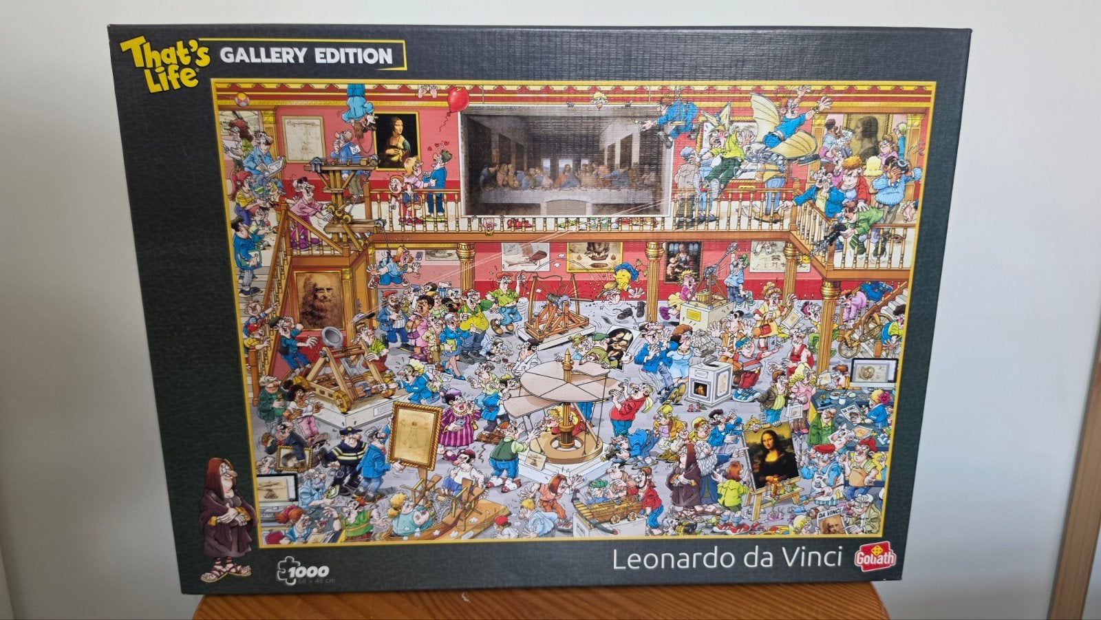 That's Life Gallery Edition 1000 stukjes Leonardo da Vinci P, Ophalen, 500 t/m 1500 stukjes, Zo goed als nieuw, Legpuzzel