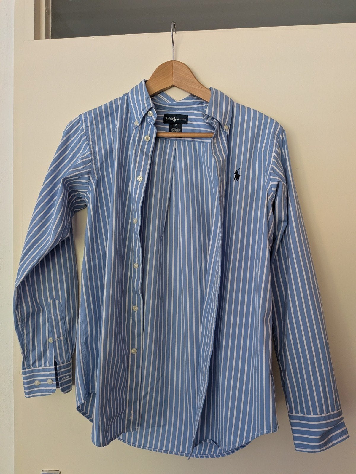 Ralph Lauren Blouse, Ophalen of Verzenden, Zo goed als nieuw, Blauw, RALPH LAUREN