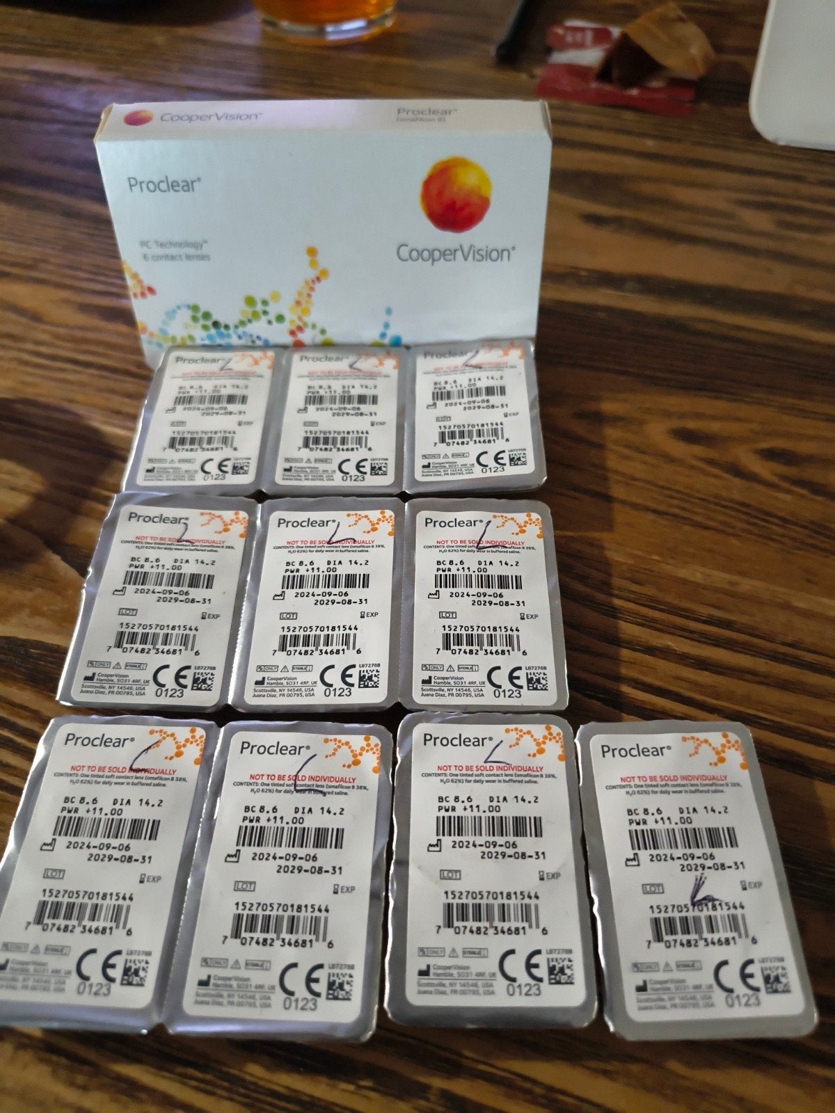 proclear lenzen + 11.00. Nieuw 10 st., Ophalen of Verzenden, Nieuw