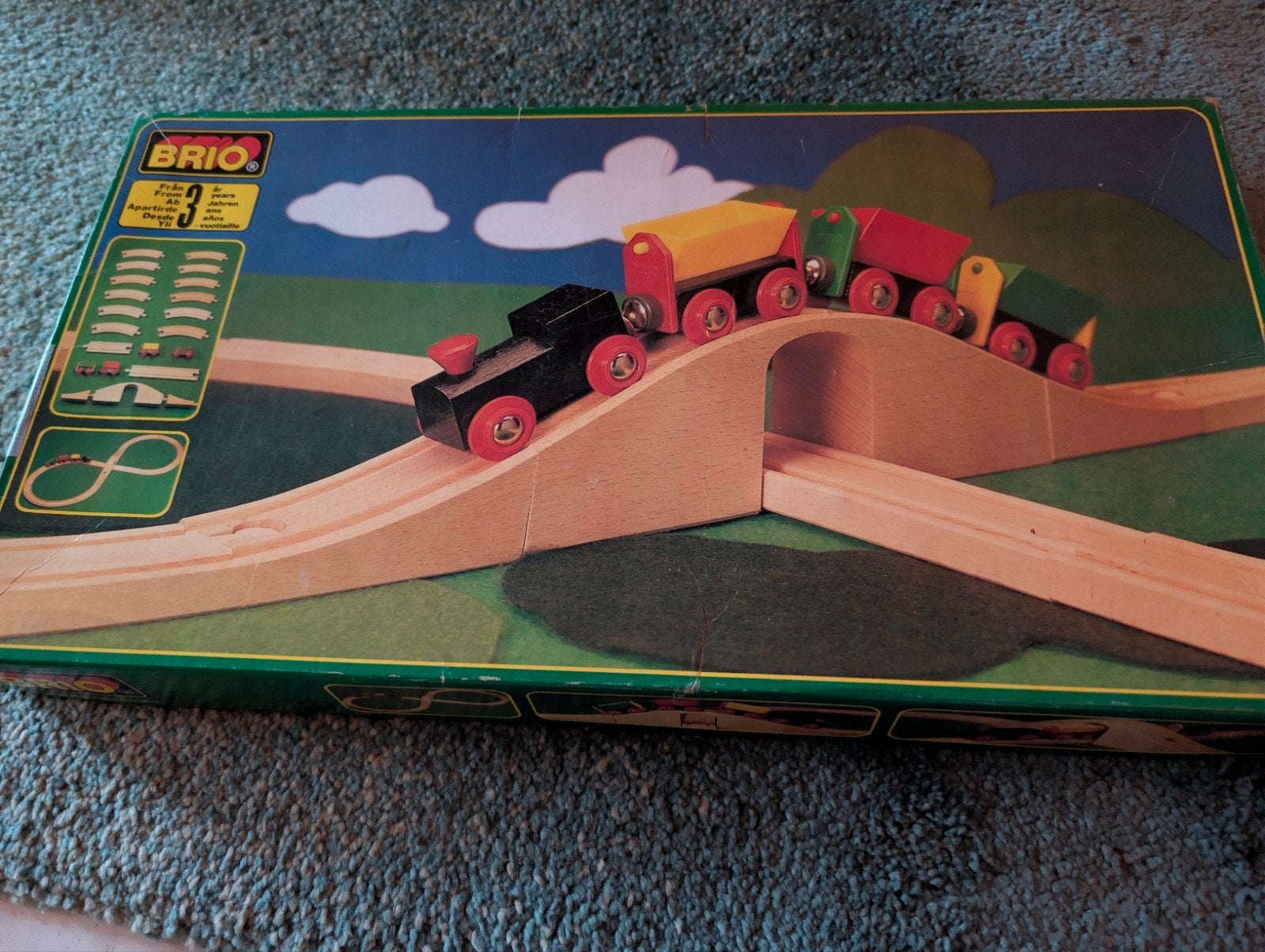 vintage Brio klassieke treinbaan jaren 70, Ophalen of Verzenden, Gebruikt