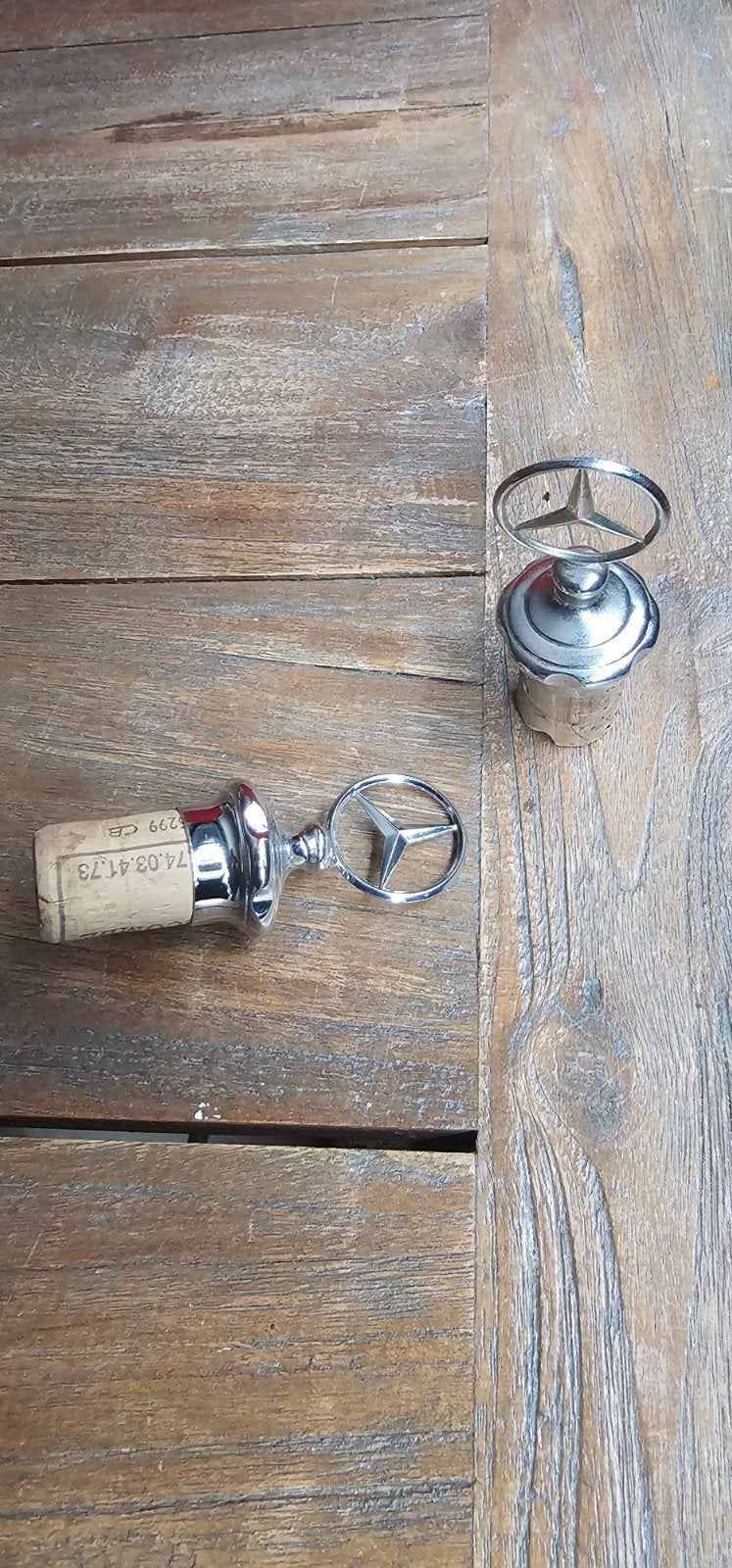 Mercedes-Benz Flesstopper met Sterlogo - Set van 2, Ophalen of Verzenden