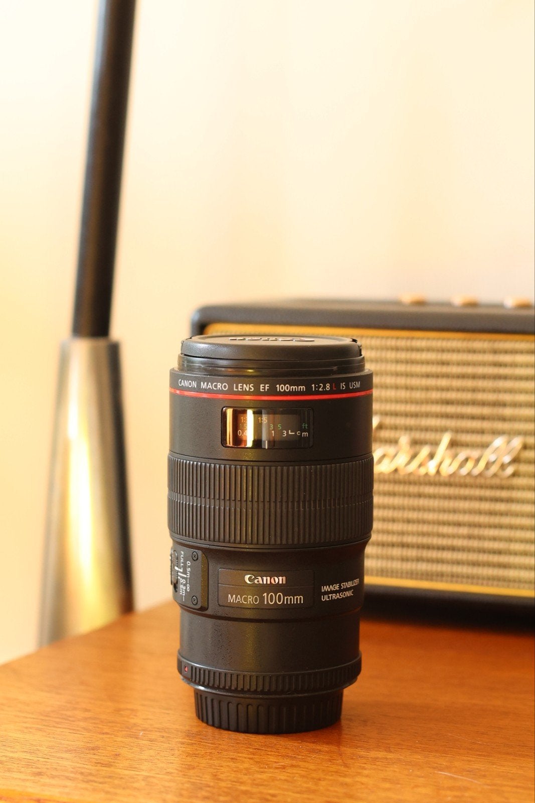 Canon EF 100mm f/2.8L Macro IS USM Lens, Canon, Ophalen of Verzenden, Zo goed als nieuw, Macrofunctie