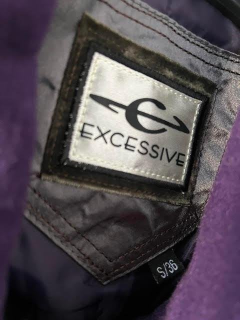 Excessive winterjas 70% wol, zgan, Verzenden, Paars, Excessive, Zo goed als nieuw