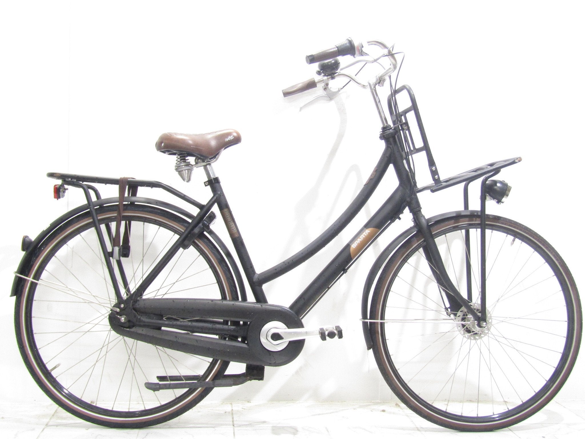 Sparta Pick up zwart dames 53cm 28inch, Fietsen en Brommers, 53 tot 56 cm, Gebruikt, Sparta, Versnellingen