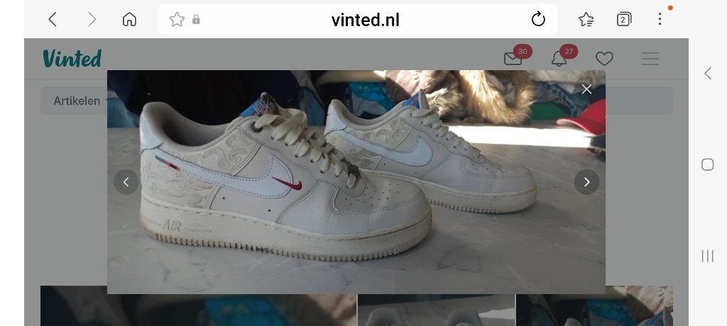 Nike Air Force 1 - Goede staat, Ophalen, Wit, Nike, Sneakers of Gympen