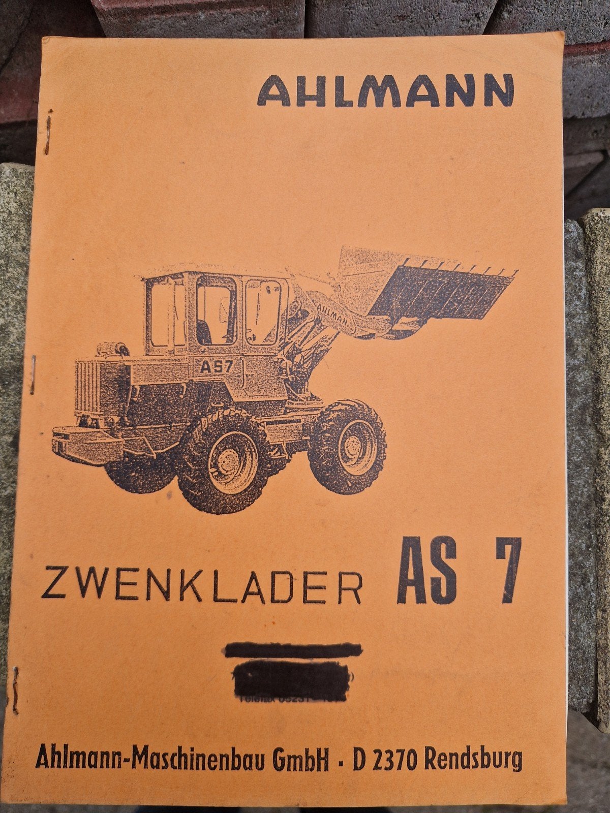 AHLMANN Zwenklader AS 7 Handleiding, Ophalen of Verzenden