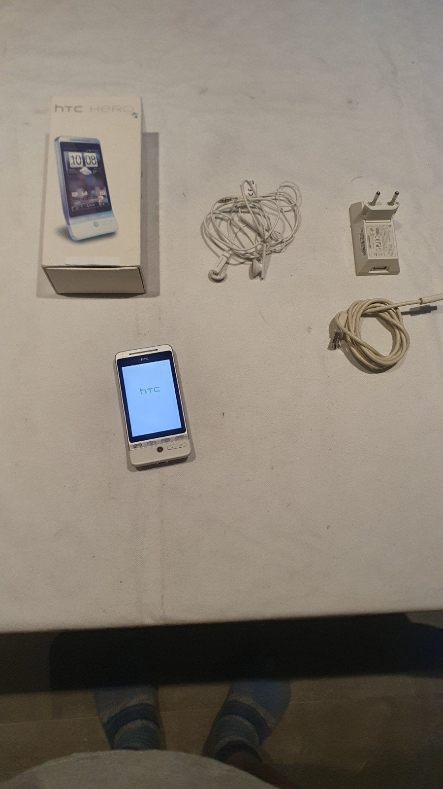 HTC Hero - Wit - Android Smartphone, Telecommunicatie, Mobiele telefoons | HTC, Gebruikt, Zonder abonnement, Zonder simlock, HTC