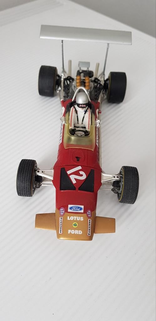 Quartzo 1:18 Lotus 49B F1 1968 Mario Andretti, Hobby en Vrije tijd, Modelauto's | 1:18, Ophalen, Zo goed als nieuw, Auto, Overige merken