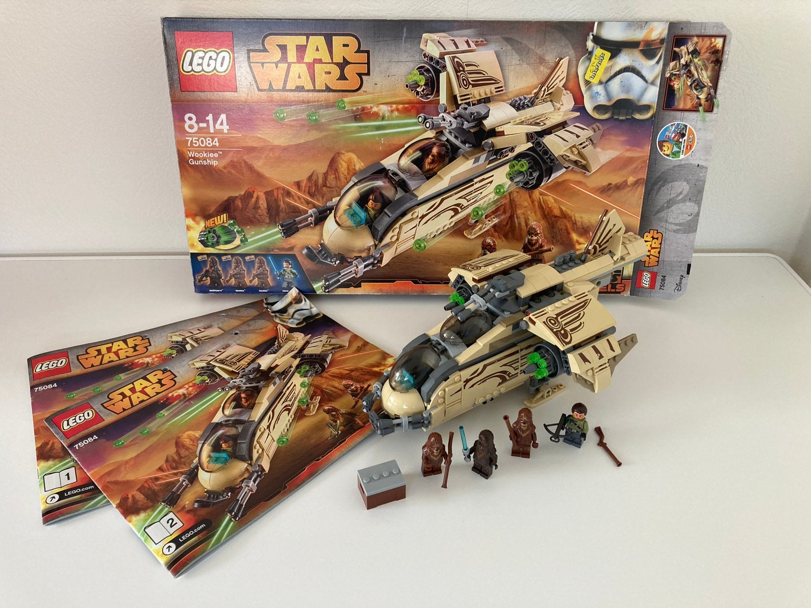 Lego star wars Wookiee gunship (75084), Inclusief instructies, Gebruikt, Star Wars, Lego