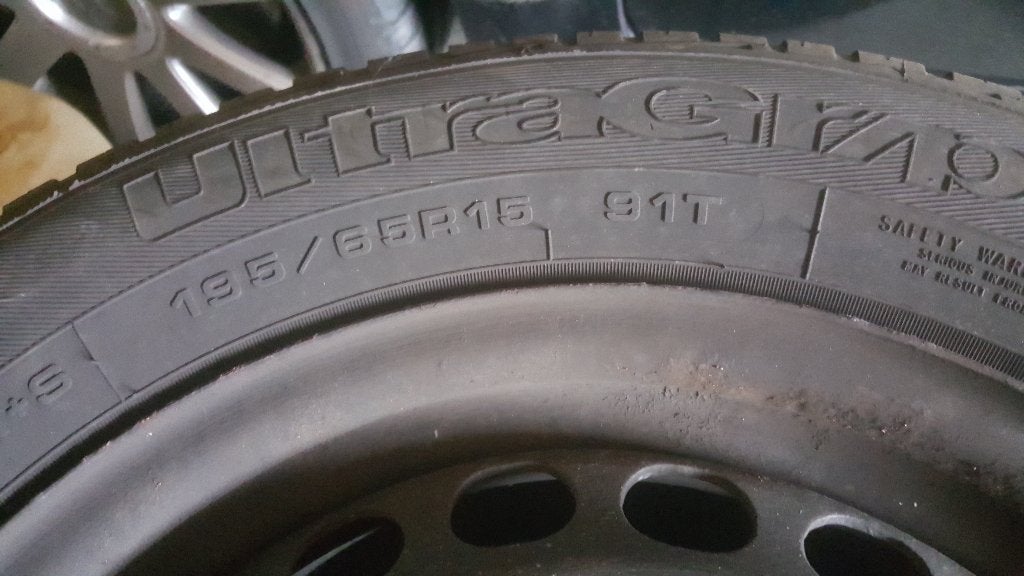 wiel met band 195 65 R15, Ophalen