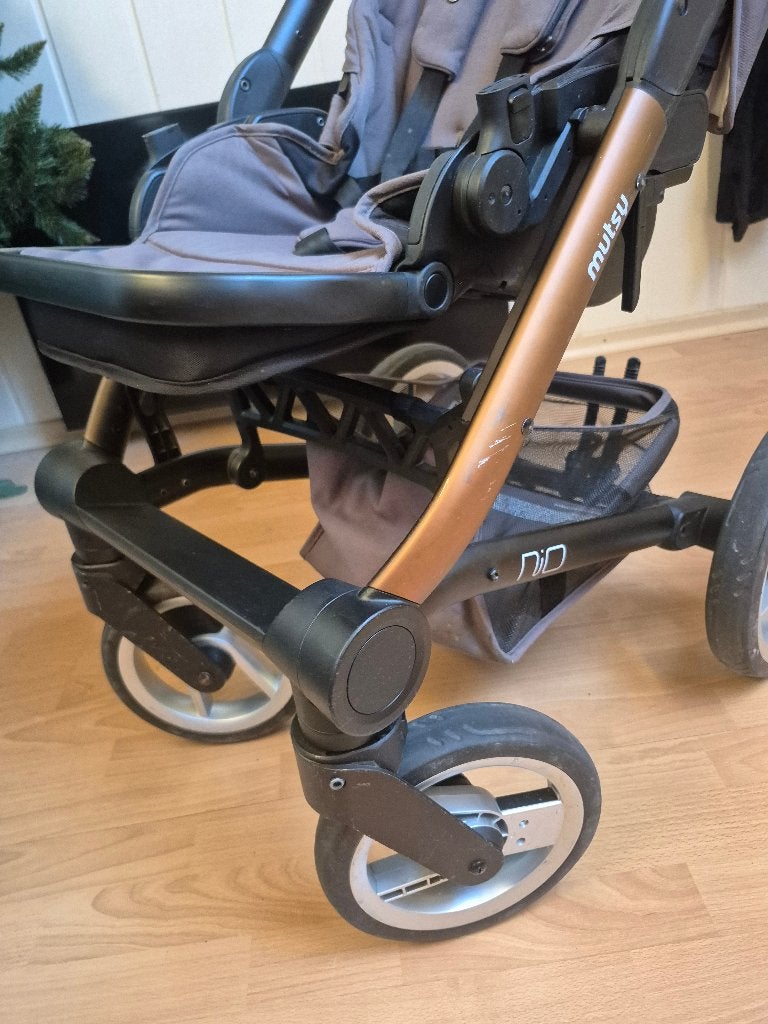 Grijse mutsy kinderwagen, Ophalen, Gebruikt, Kinderwagen, Mutsy