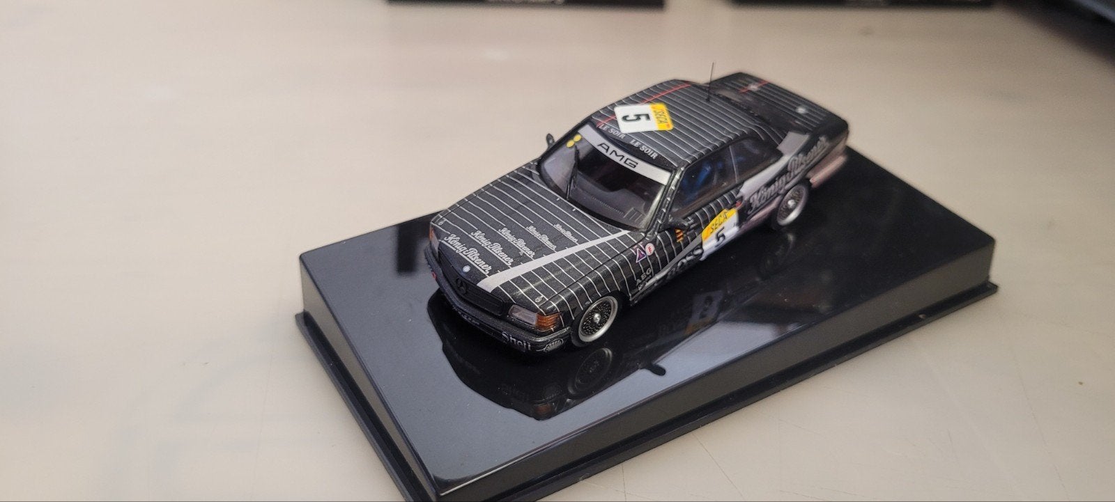 Autoart Mercedes 500 sec amg Spa 1989, Hobby en Vrije tijd, Ophalen of Verzenden, Zo goed als nieuw, Auto, Overige merken
