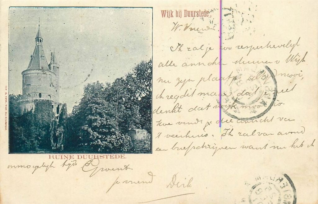 701-328-041 Wijk bij Duurstede Ruine Duurstede, Verzenden, Voor 1920, Utrecht