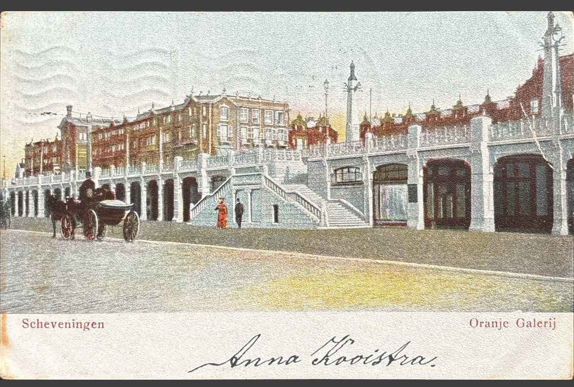 Scheveningen, Oranje Galerij, Ophalen of Verzenden, Voor 1920, Gelopen, Zuid-Holland
