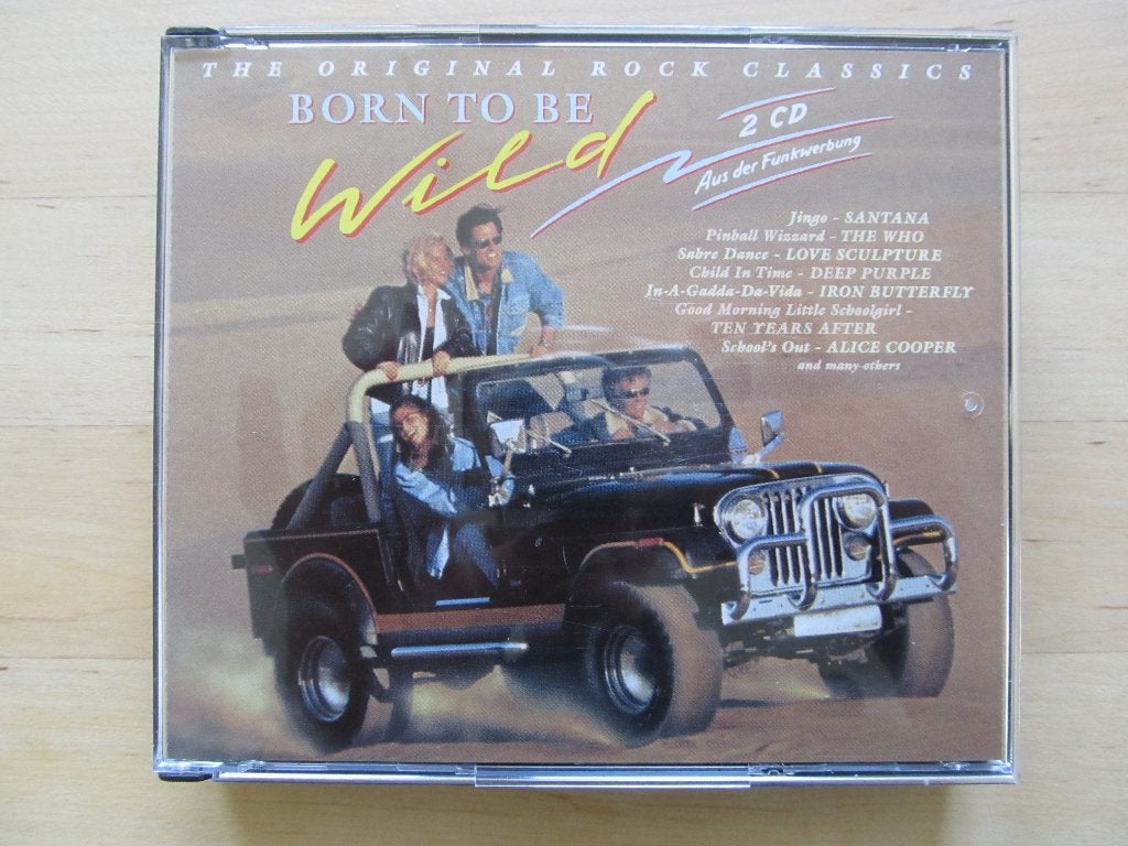 2CD Born to be wild, Cd's en Dvd's, Ophalen of Verzenden, Gebruikt, Rock en Metal