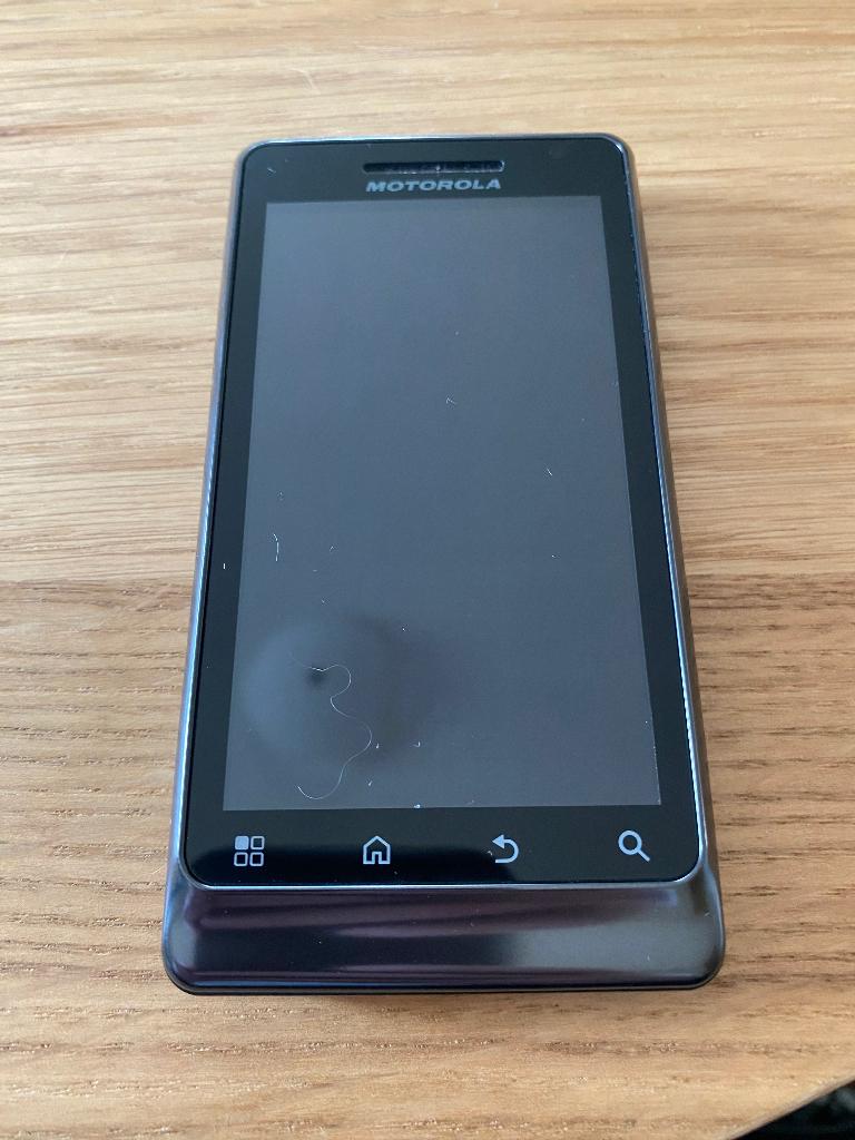 Motorola milestone 2, Schuifmodel, Verzenden, Zwart, Nieuw