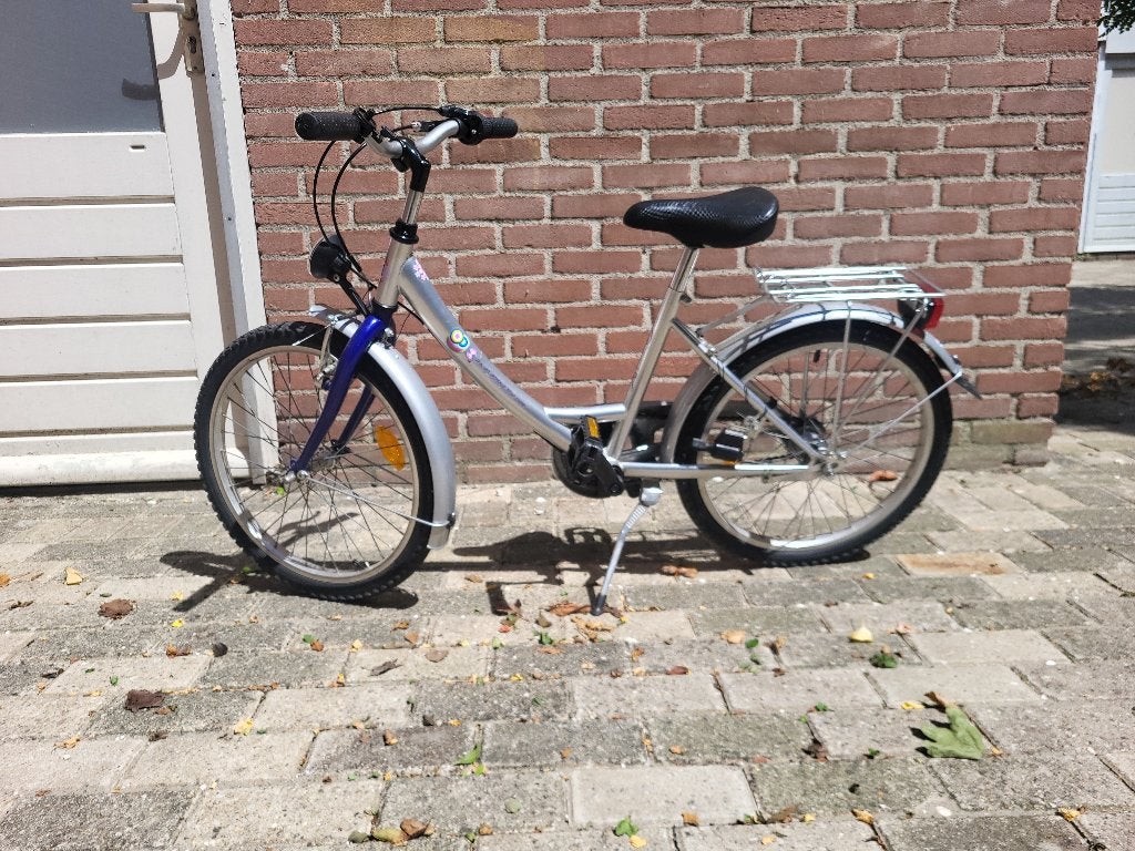 Stoere Meisjes fiets raleigh, Ophalen, Gebruikt, Velgrem, 18 inch