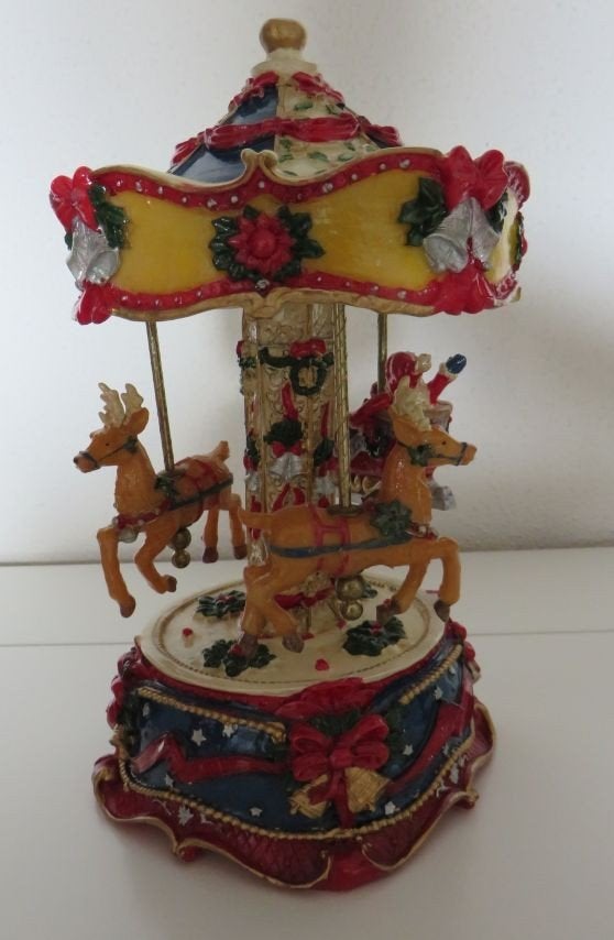 Kerst Vintage Carousel, Diversen, Ophalen, Zo goed als nieuw