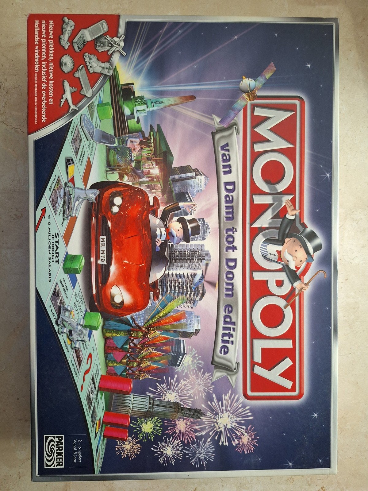 Monopoly: Van Dam tot Dom editie - Nederlands bordspel, Vijf spelers of meer, Ophalen, Zo goed als nieuw