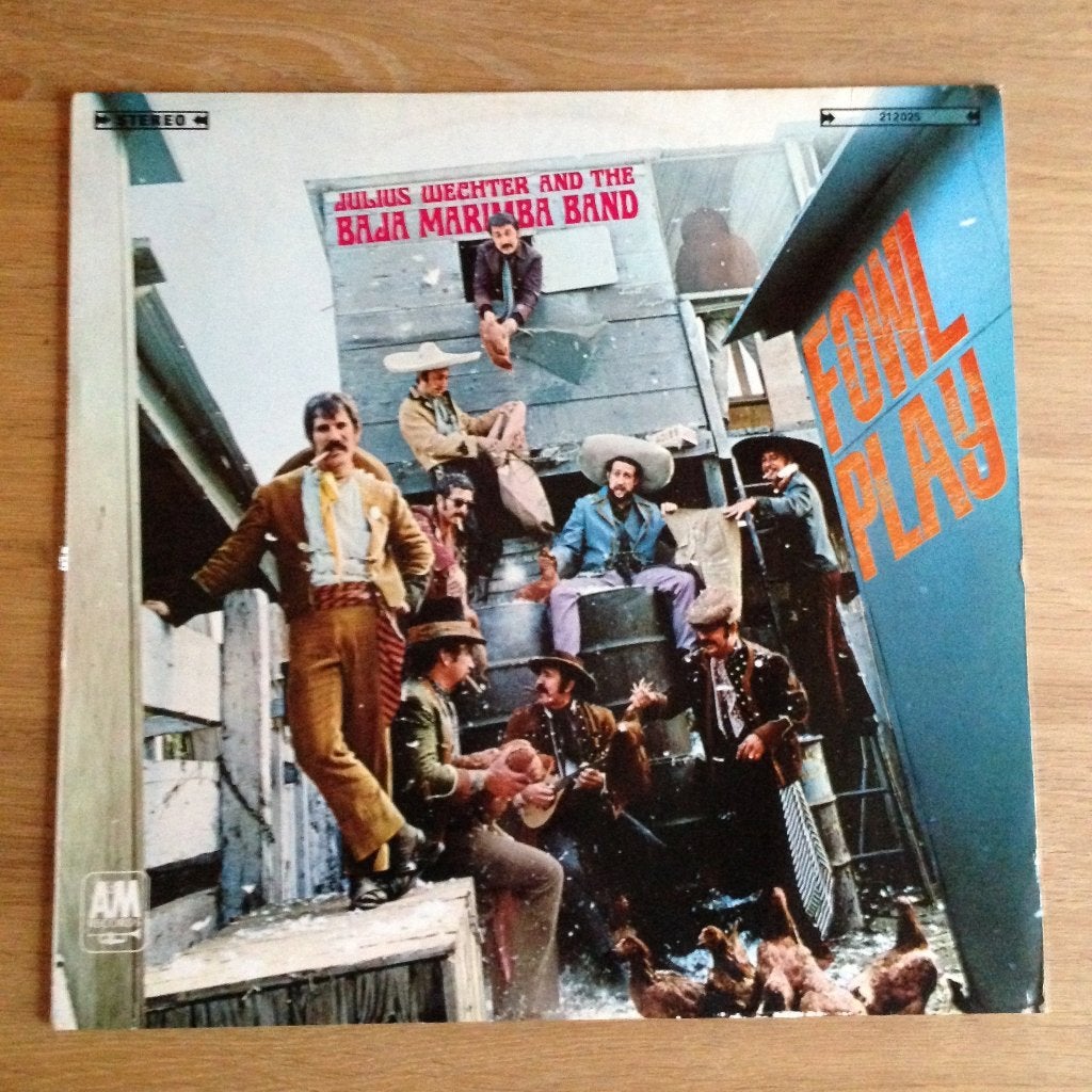 Julius Wechter and The Baja Marimba Band - Fowl Play LP, Ophalen, LP, Gebruikt, 12 inch