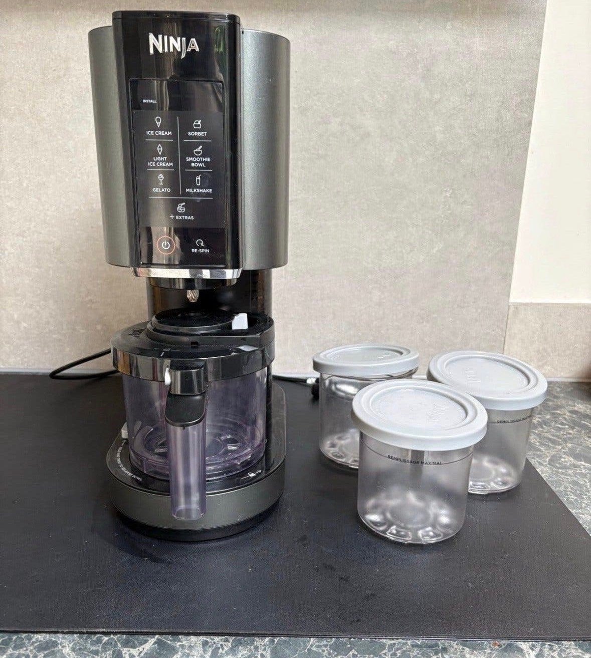 Ninja CREAMi IJsmachine NC300EU met 3 bekers, Ophalen of Verzenden, Zo goed als nieuw