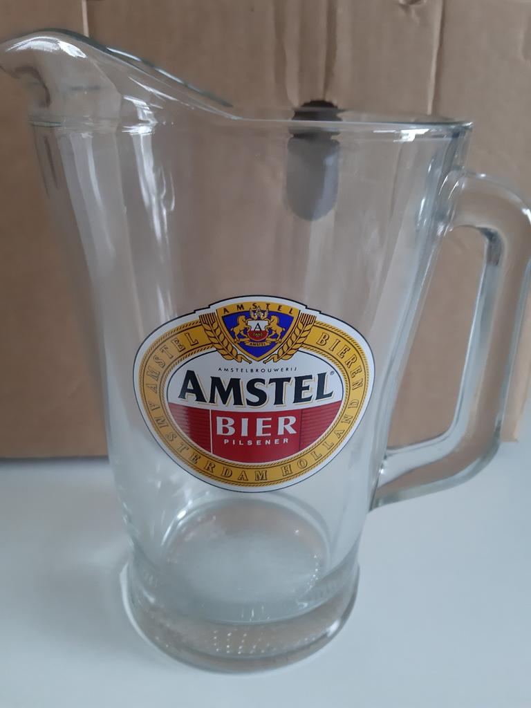 Amstel Bier pitcher., Verzamelen, Biermerken, Ophalen of Verzenden, Zo goed als nieuw, Glas of Glazen, Amstel
